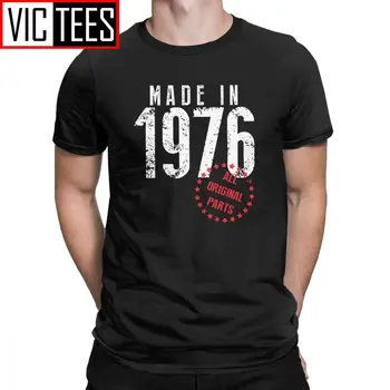 Muži Mali V Roku 1976 Všetky Originálne Diely Narodeniny T-Shirt Jedinečný Okrúhlym Výstrihom, Krátke Rukávy Oblečenia Bavlna Tees T Tričko
